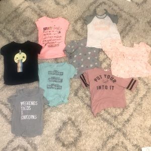 LOT OF 8 SHIRTS!! SO CUTE! (VARIOUS SIZES)